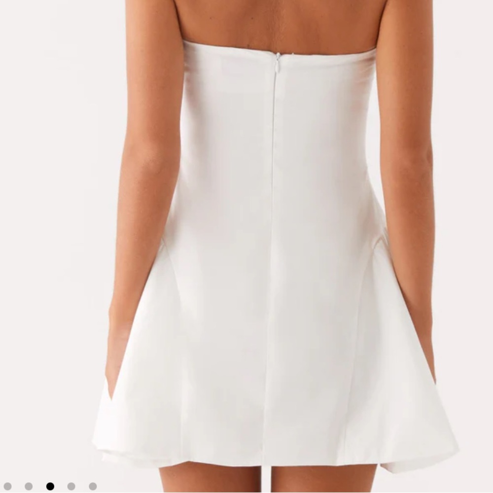 Peppermayo Exclusive — Lucille Mini Dress — White (US 6) - Picture 3 of 3